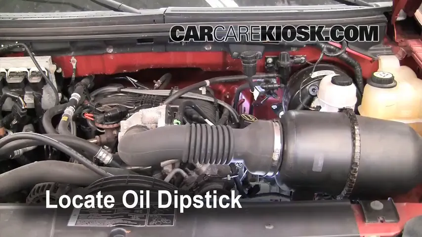 2007 Ford F-150 XL 4.2L V6 Standard Cab Pickup (2 Door) Oil Check Oil Level